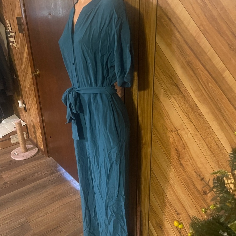 Boden Women’s Size 6R Blue Viscose Bryony Jumpsuit - Picture 7 of 13